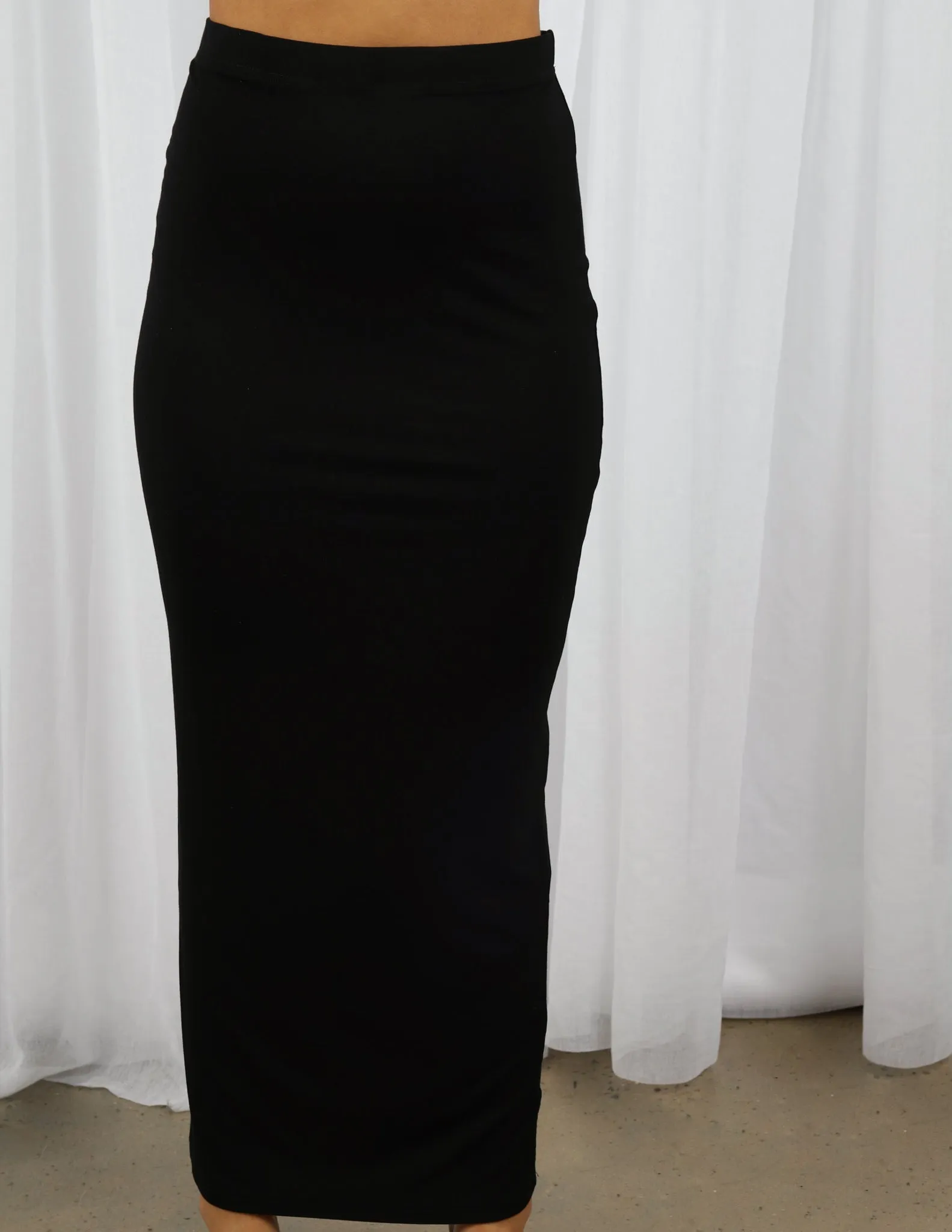 Jersey Pencil Skirt