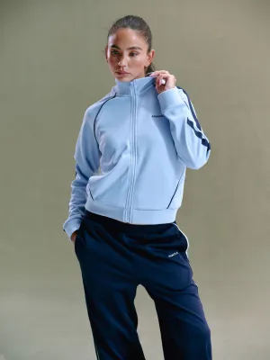 Jersey Track Jacket - Powder Blue