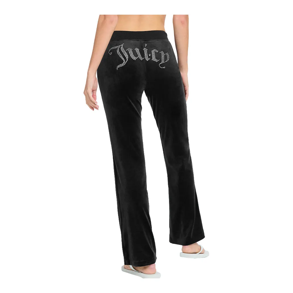 Juicy Couture Women' OG Big Bling Velour Track Pants