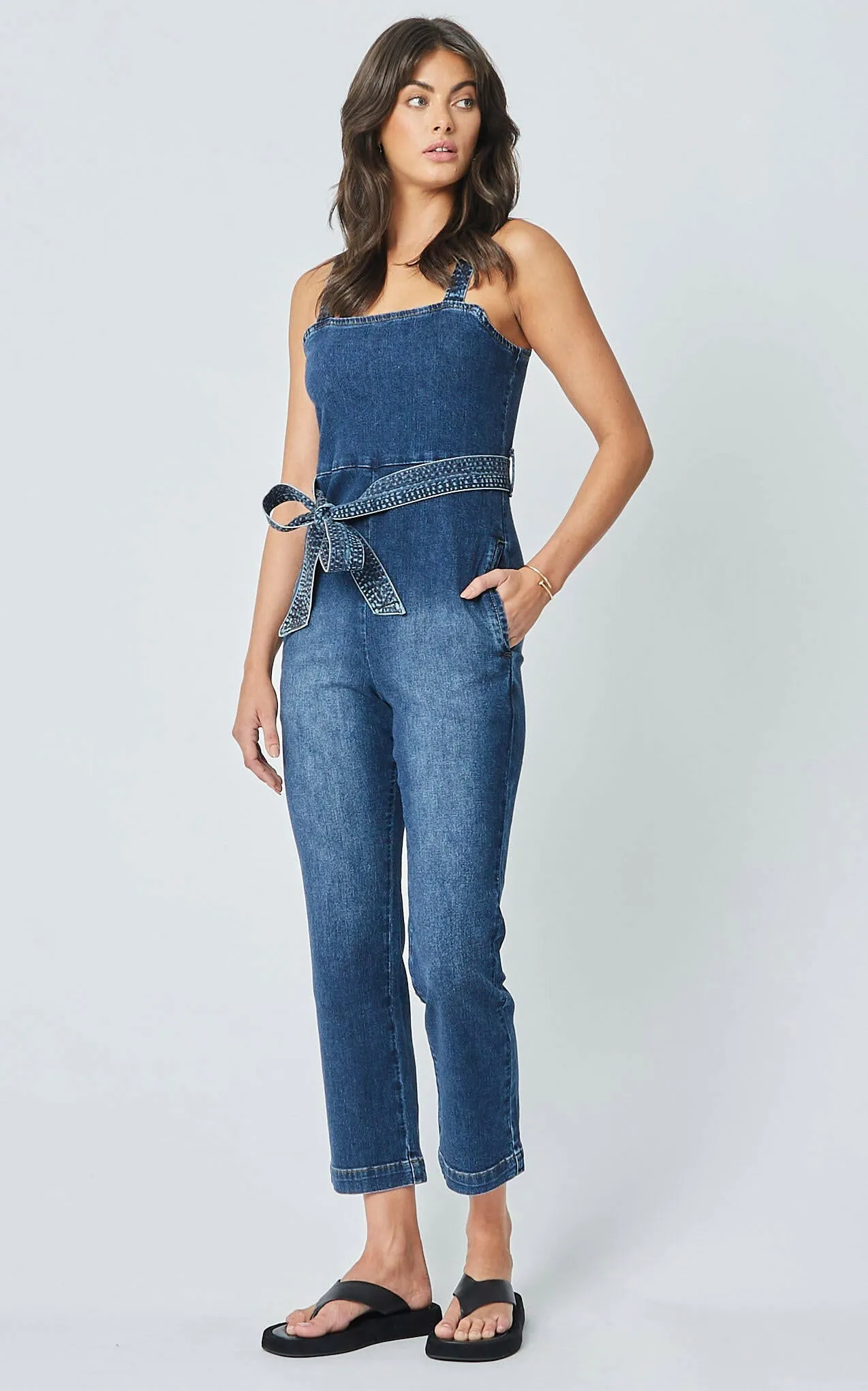 Kayla Denim Jumpsuit