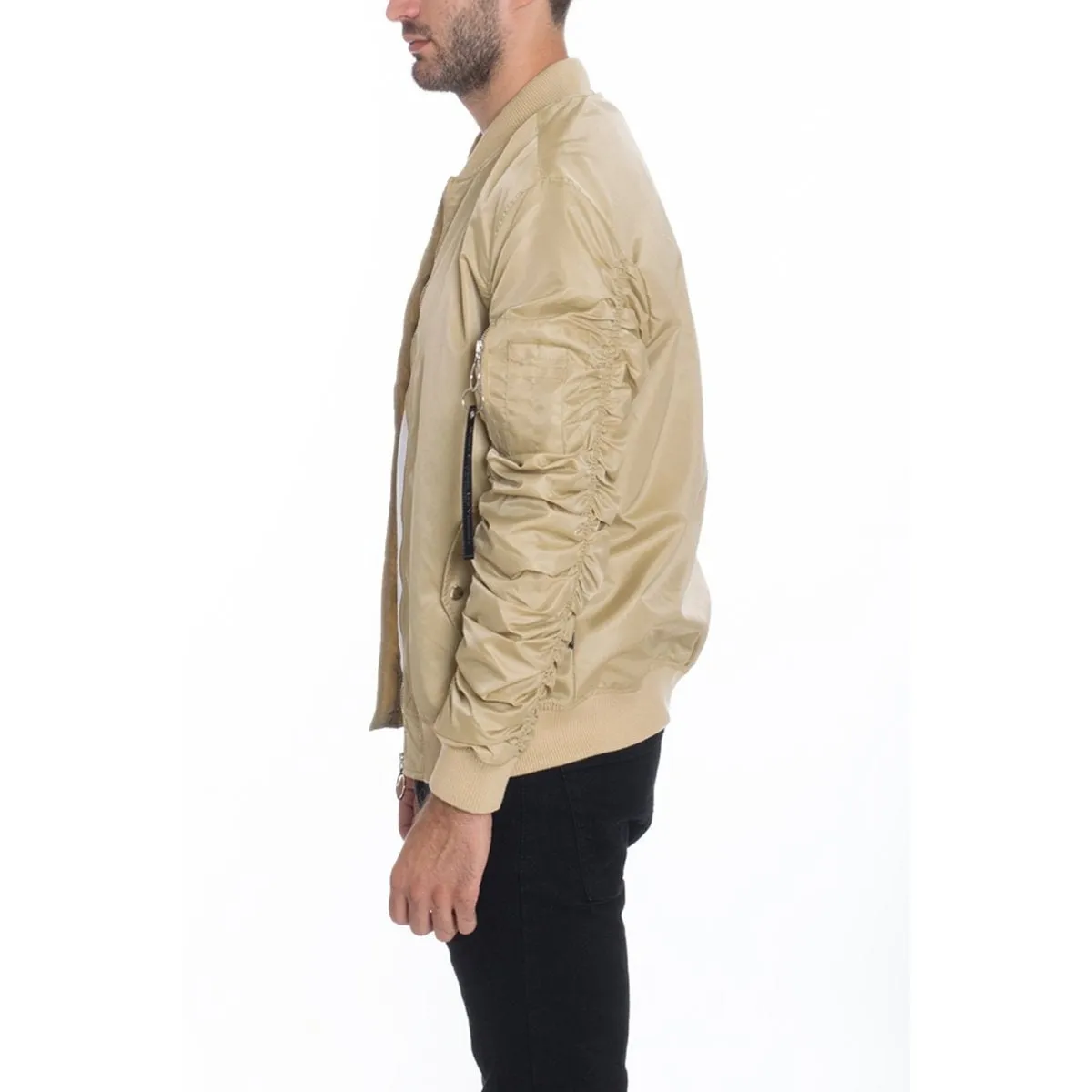 Khaki Flight Lined Bomber