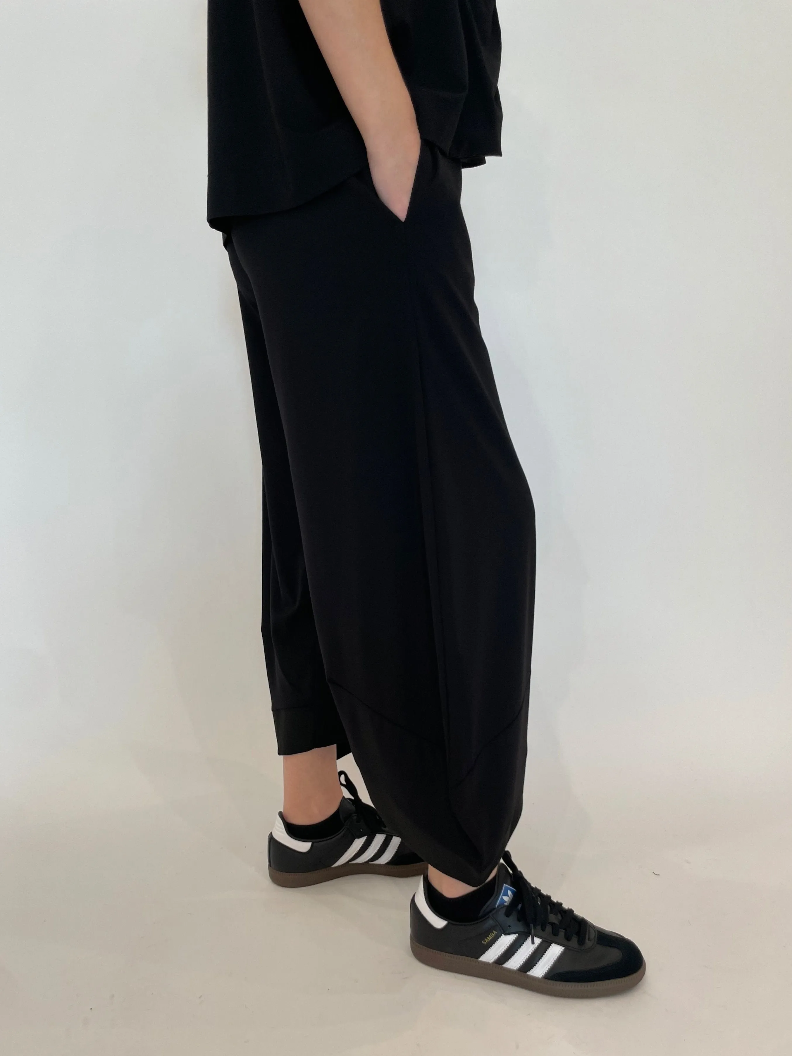 Lana Lantern Pants - Black