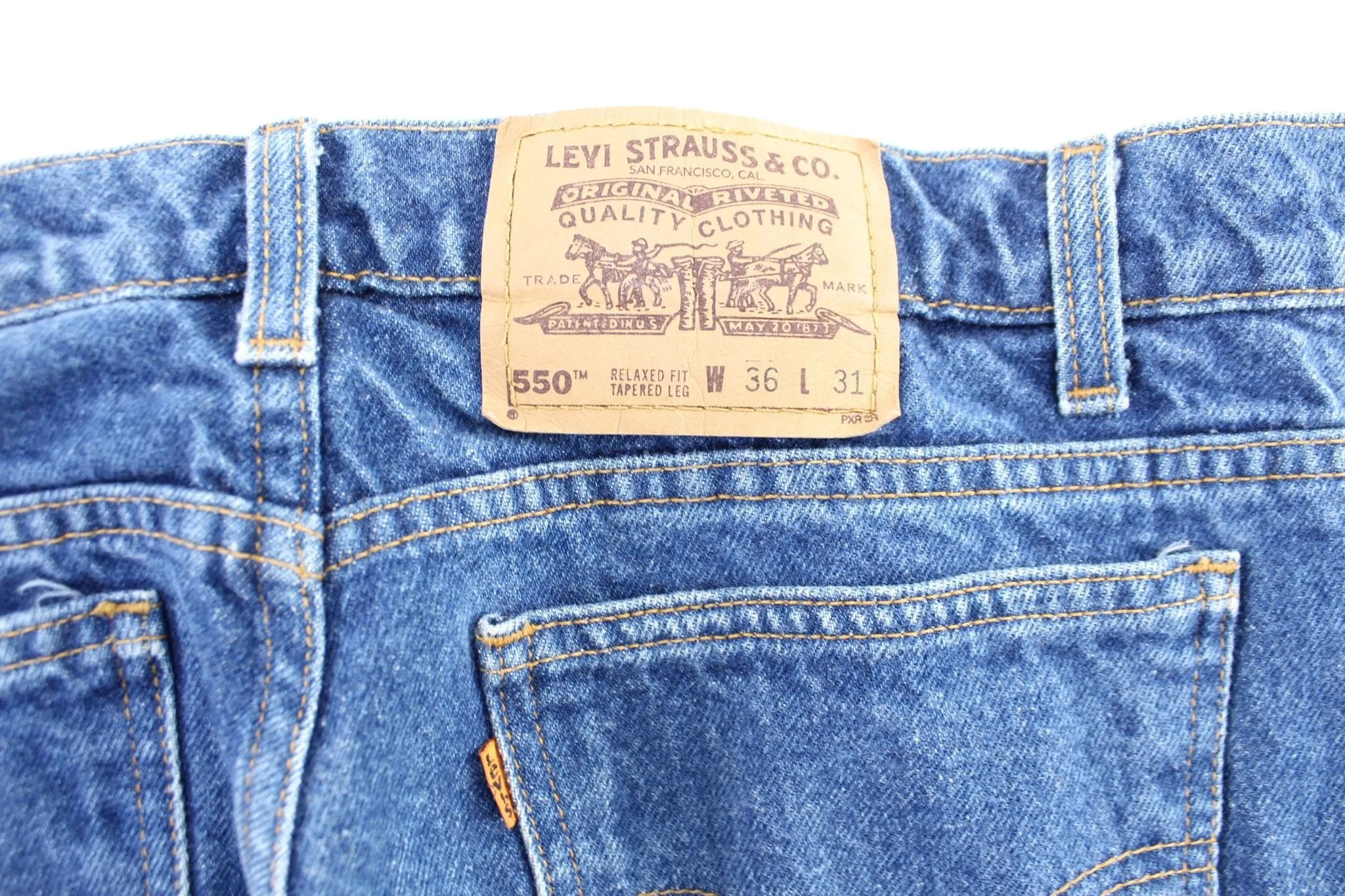 Levi's 550 Dark Wash Denim Jeans