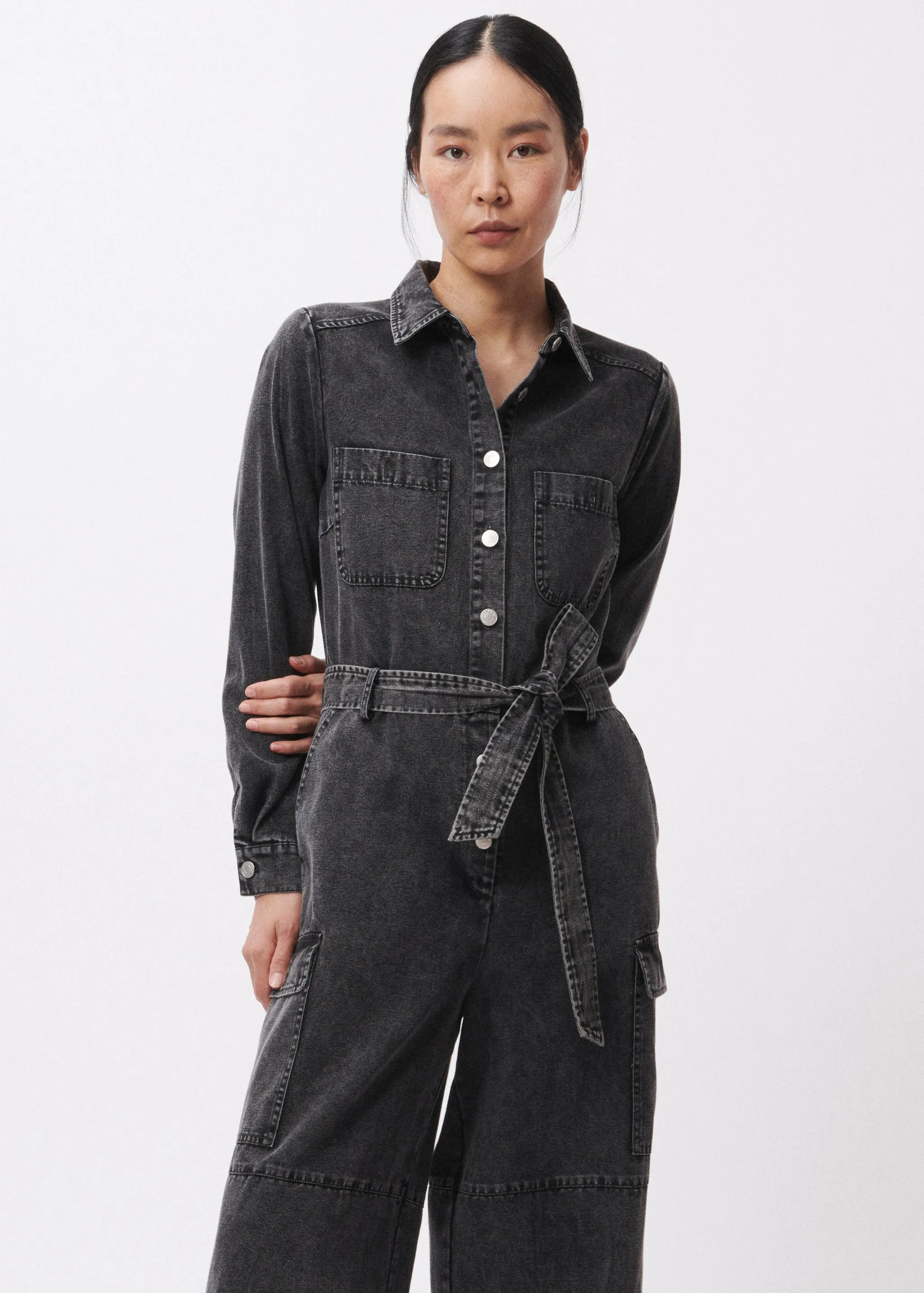 LIDIJA L/S JUMPSUIT (ANTHRACITE)