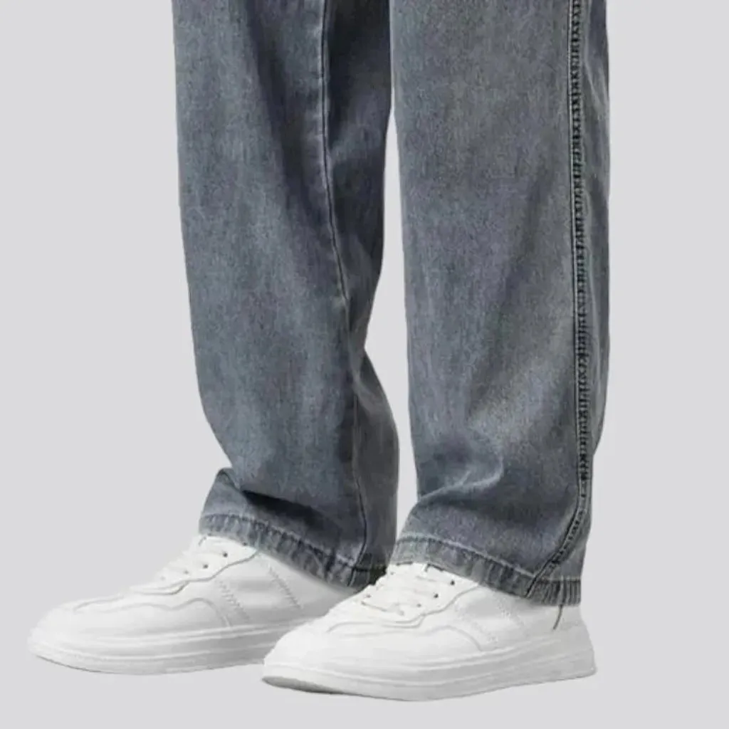 Lyocell high-waist jeans
 for men