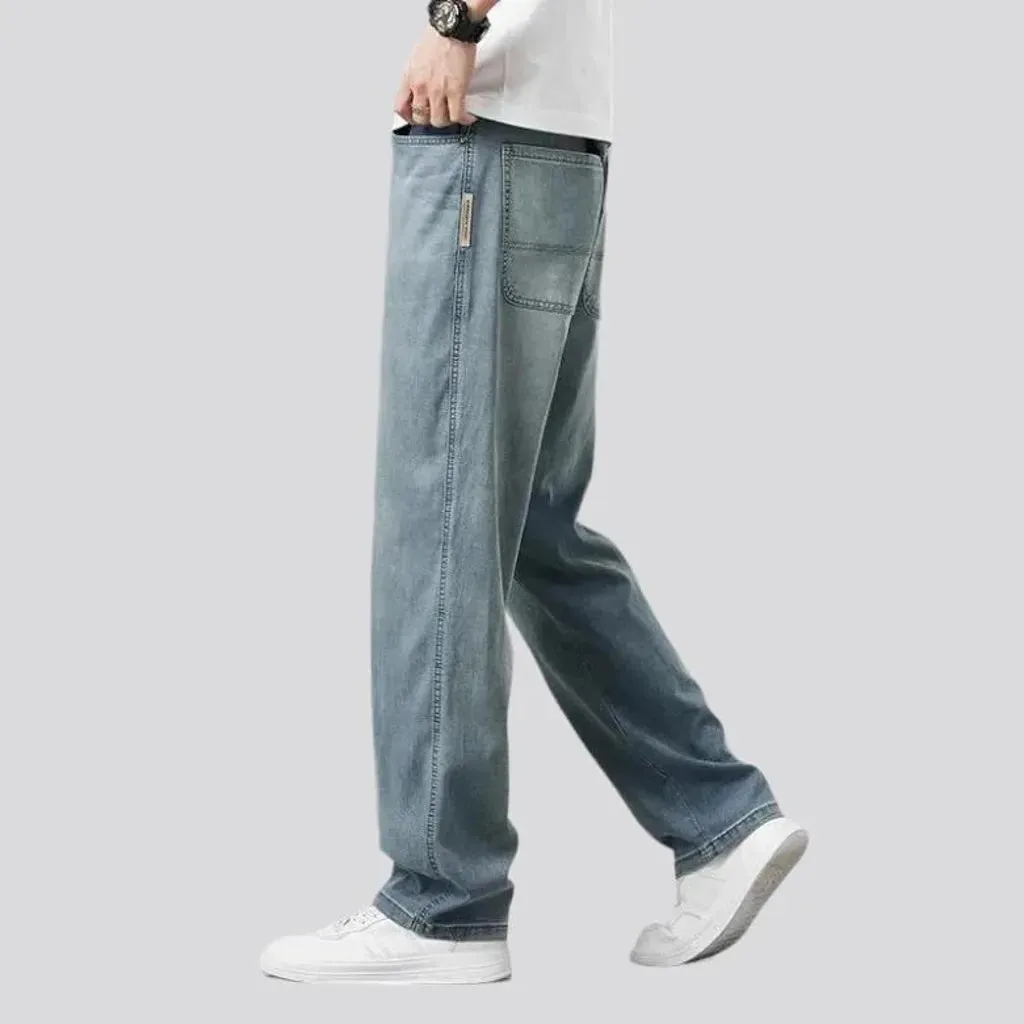 Lyocell high-waist jeans
 for men