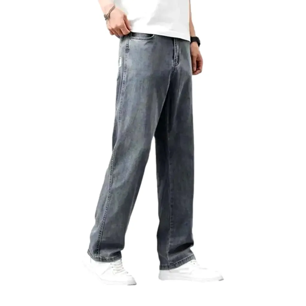 Lyocell high-waist jeans
 for men