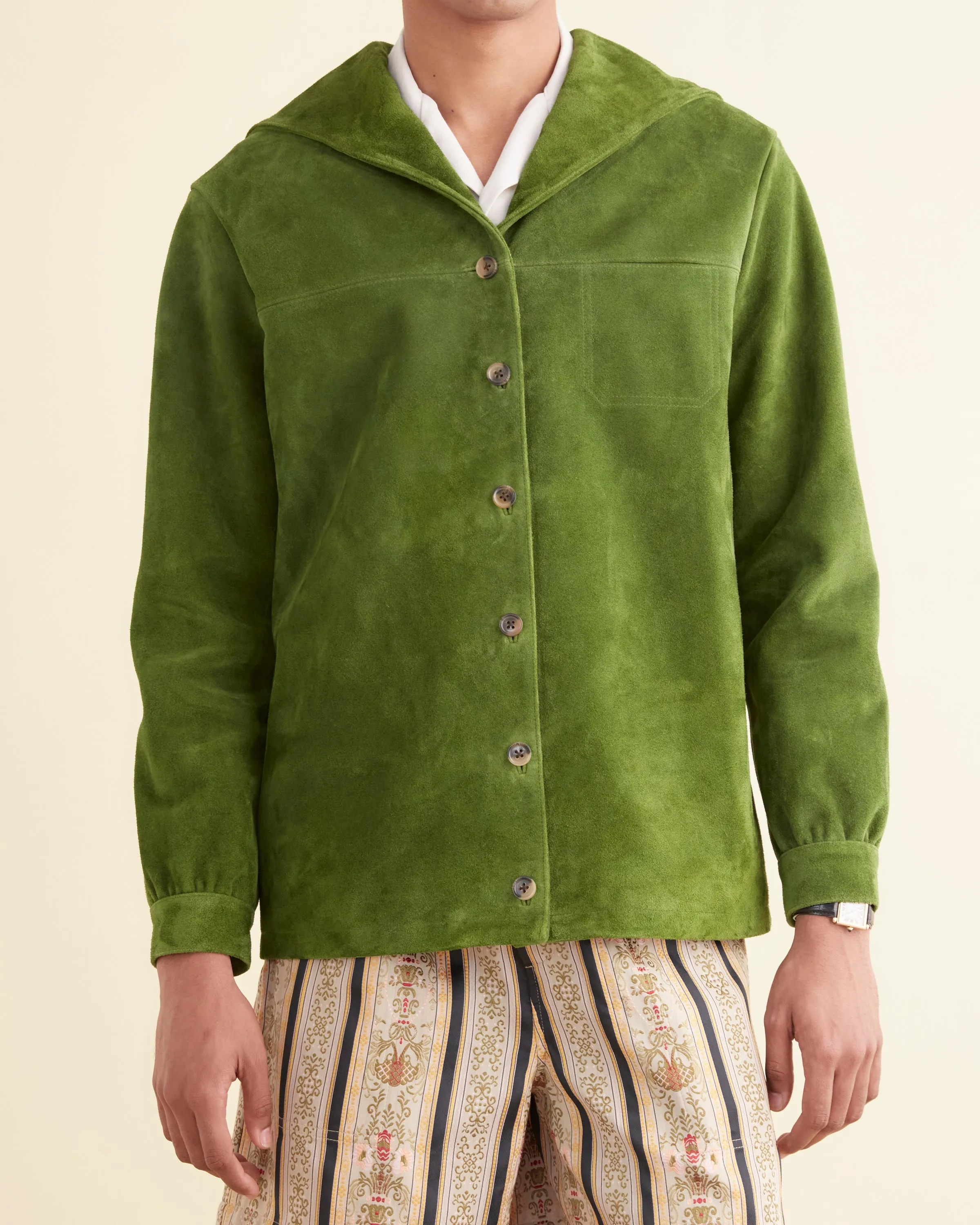 Mariner Suede Jacket - Green