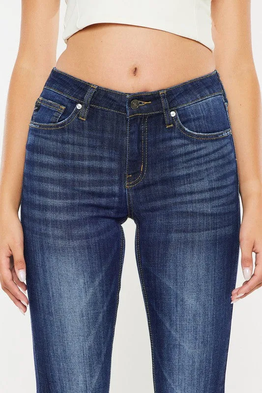 Mid Rise Flare Jeans