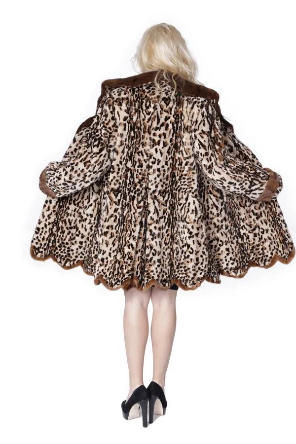 Mink Animal Print 7/8 Swing