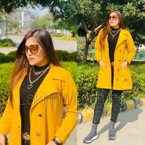 Mustard Warm Coat