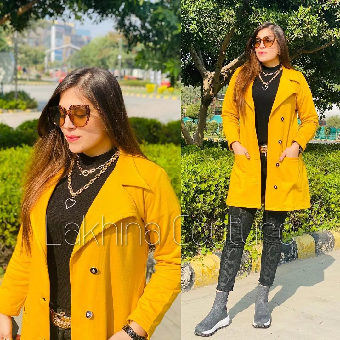 Mustard Warm Coat