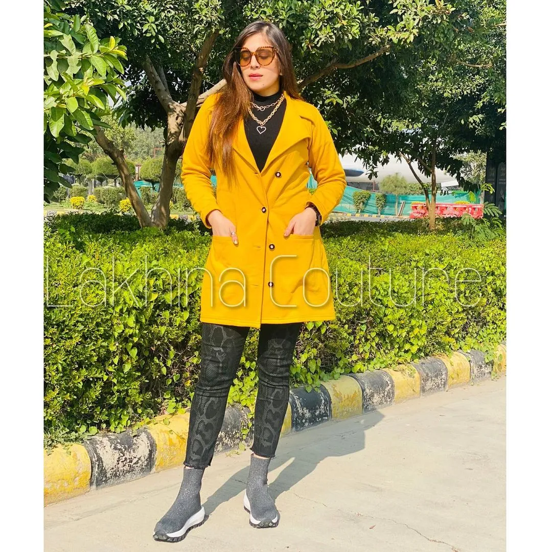 Mustard Warm Coat