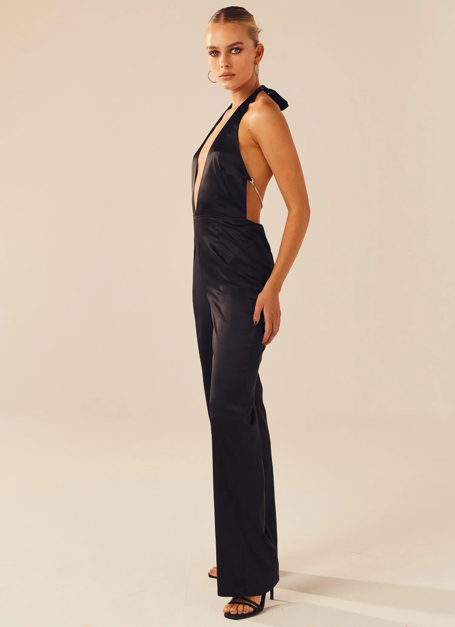 Mystery Muse Jumpsuit - Onyx