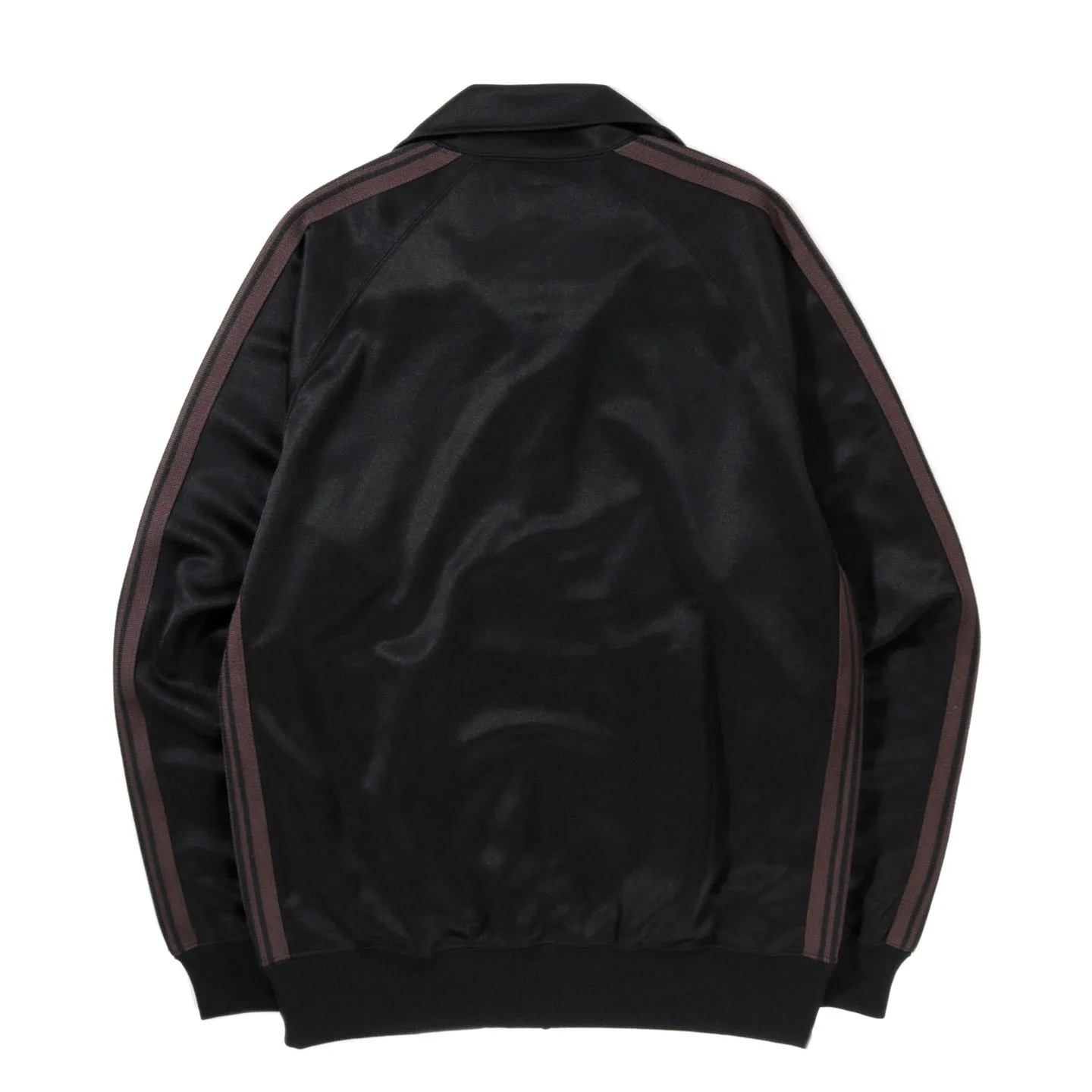 NEEDLES TRACK JACKET POLY SMOOTH BLACK