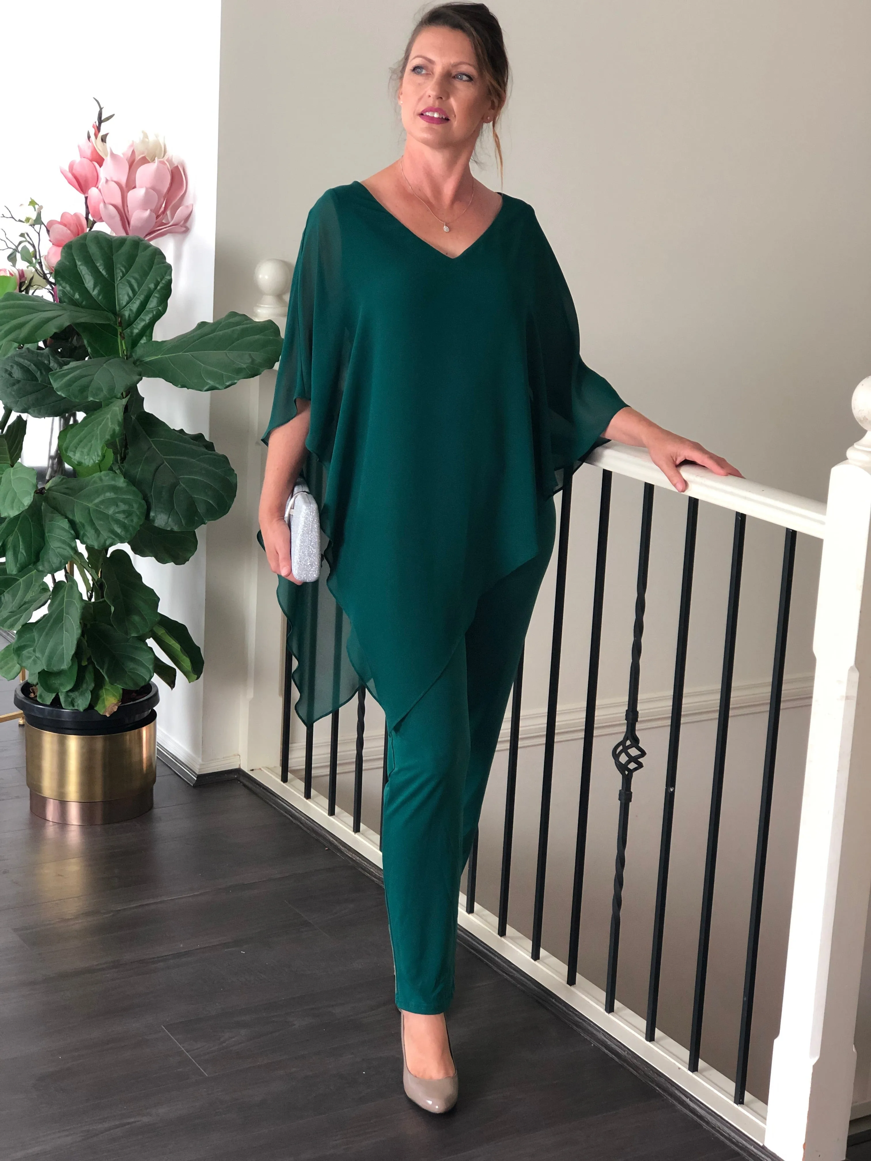 Nessa  Emerald Evening Top