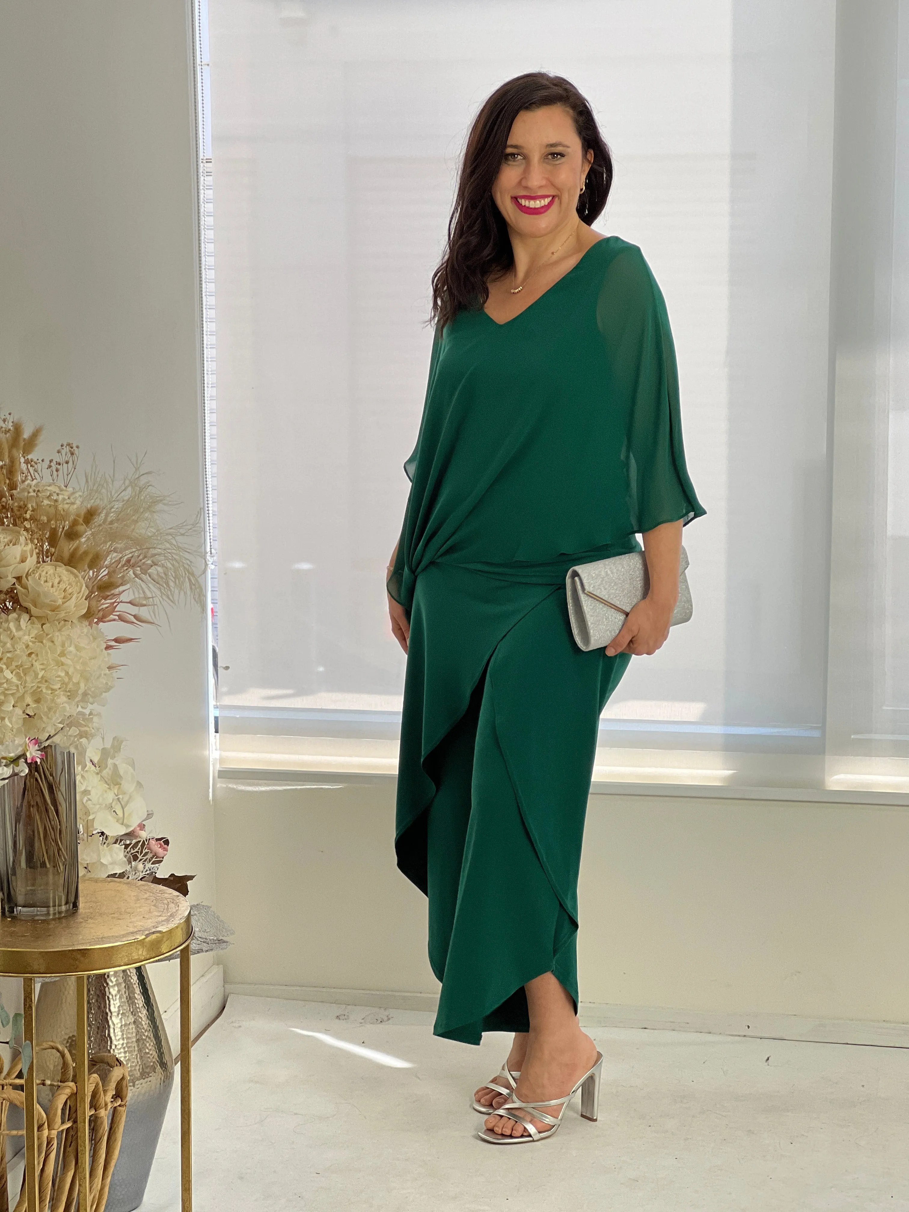 Nessa  Emerald Evening Top