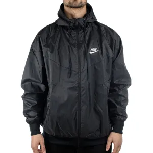 Nike Woven Windrunner Regen Jacke DA0001-010 - schwarz-weiss