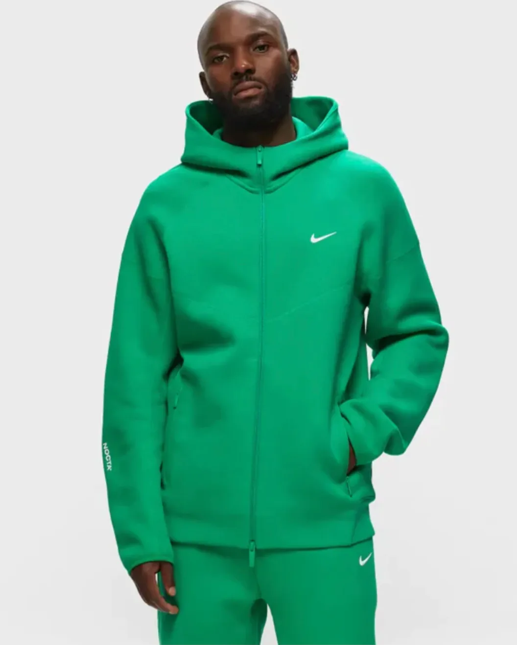 Nike x NOCTA Tech Fleece Hoodie & Joggers Set Stadium Green/Sail