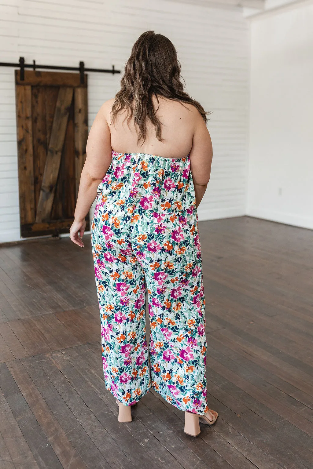 *Online Exclusive* Life of the Party Floral Jumpsuit in Green