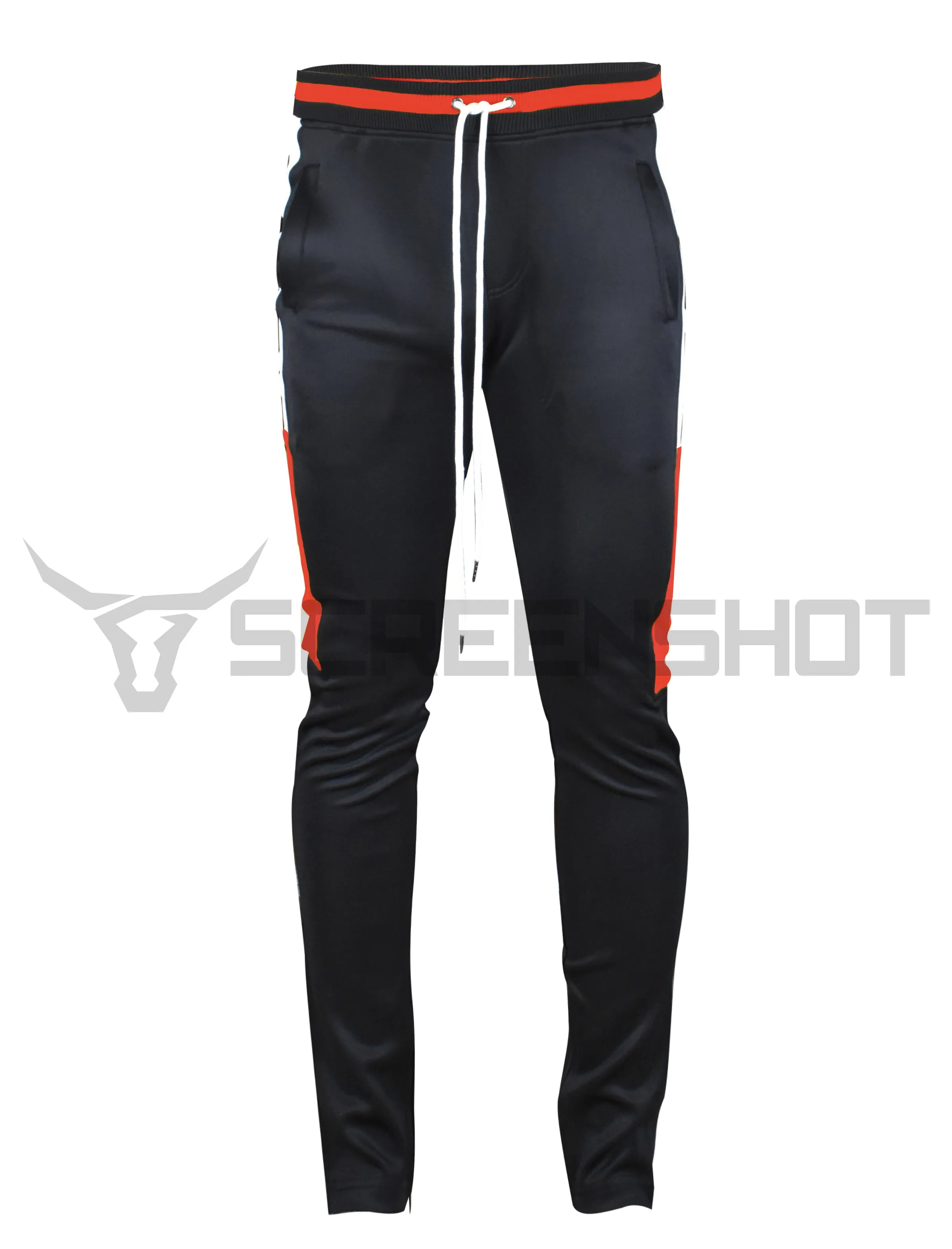 P11855-SIDE COLOR BLOCK TRACK PANTS