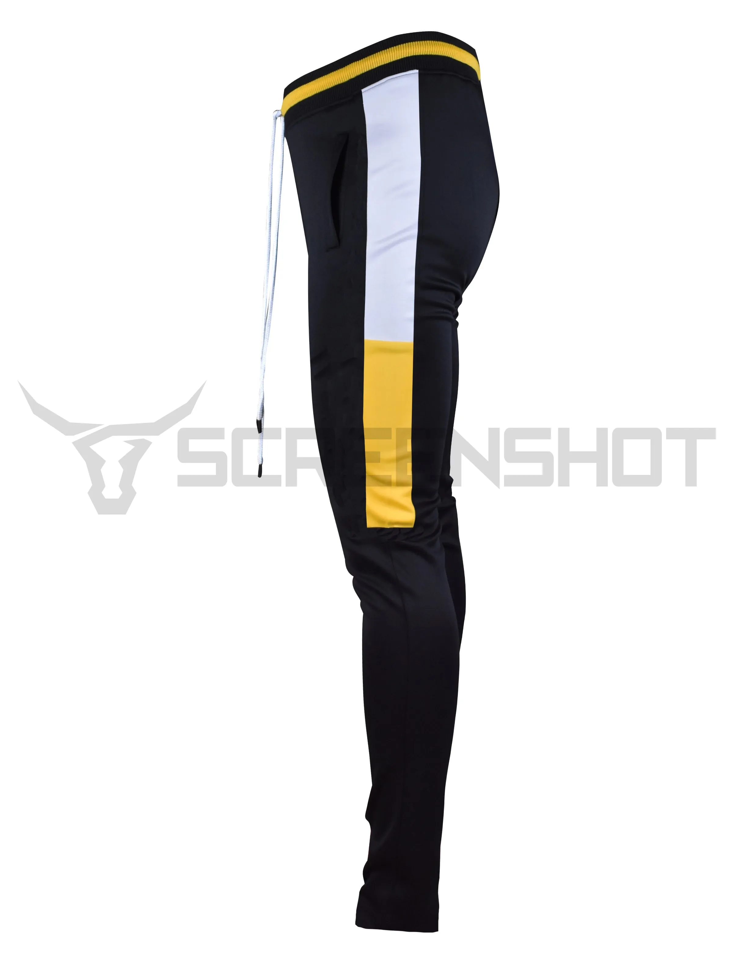 P11855-SIDE COLOR BLOCK TRACK PANTS