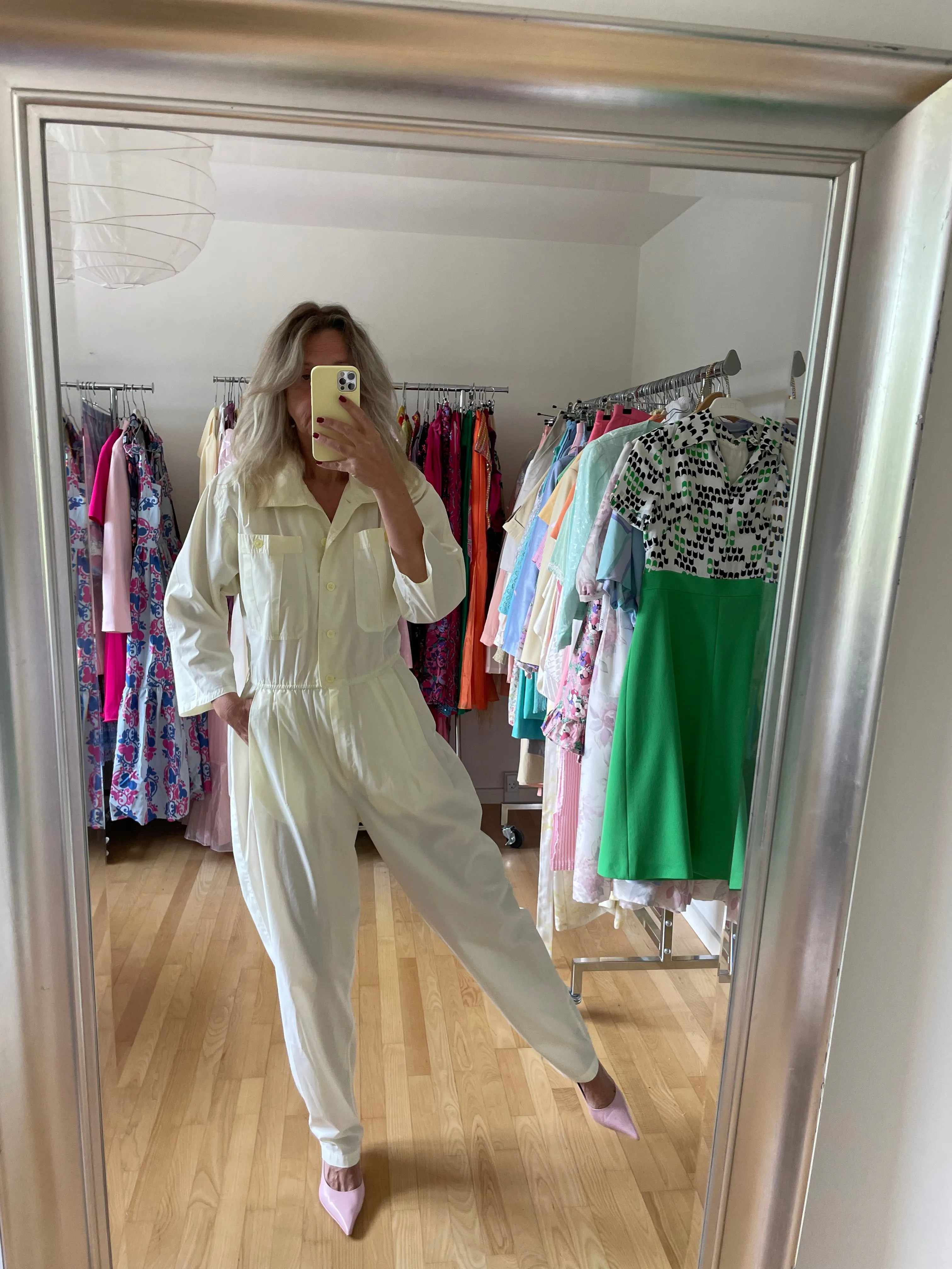 Pale Yellow Jumpsuit