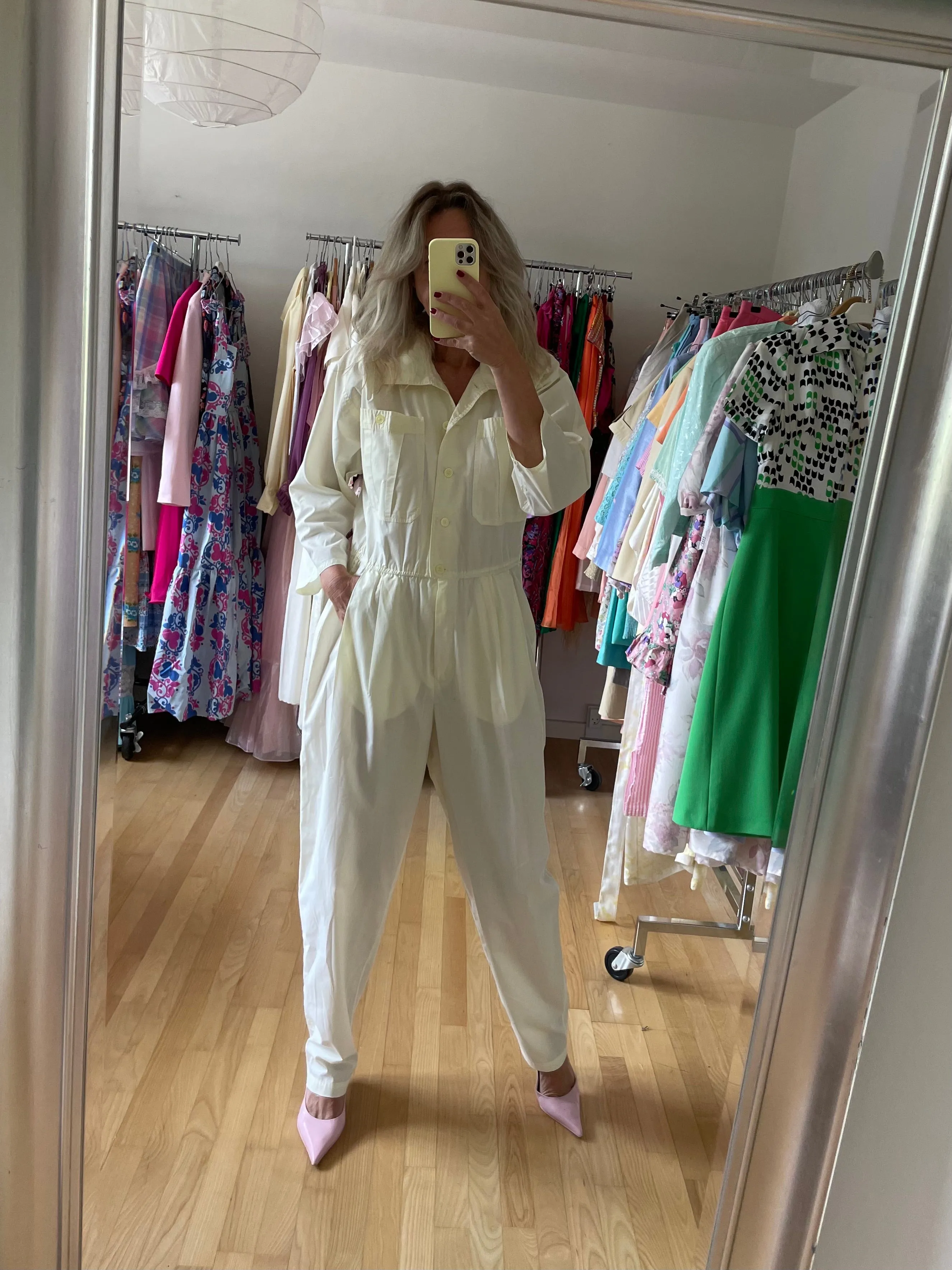 Pale Yellow Jumpsuit