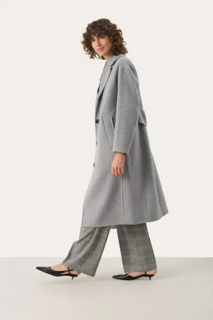 PART TWO LORELAI COAT LIGHT GREY MELANGE