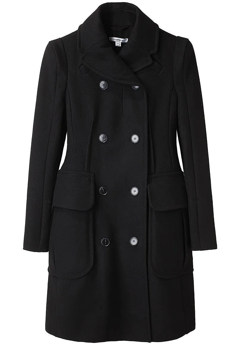 Patch Pocket Wool Coat