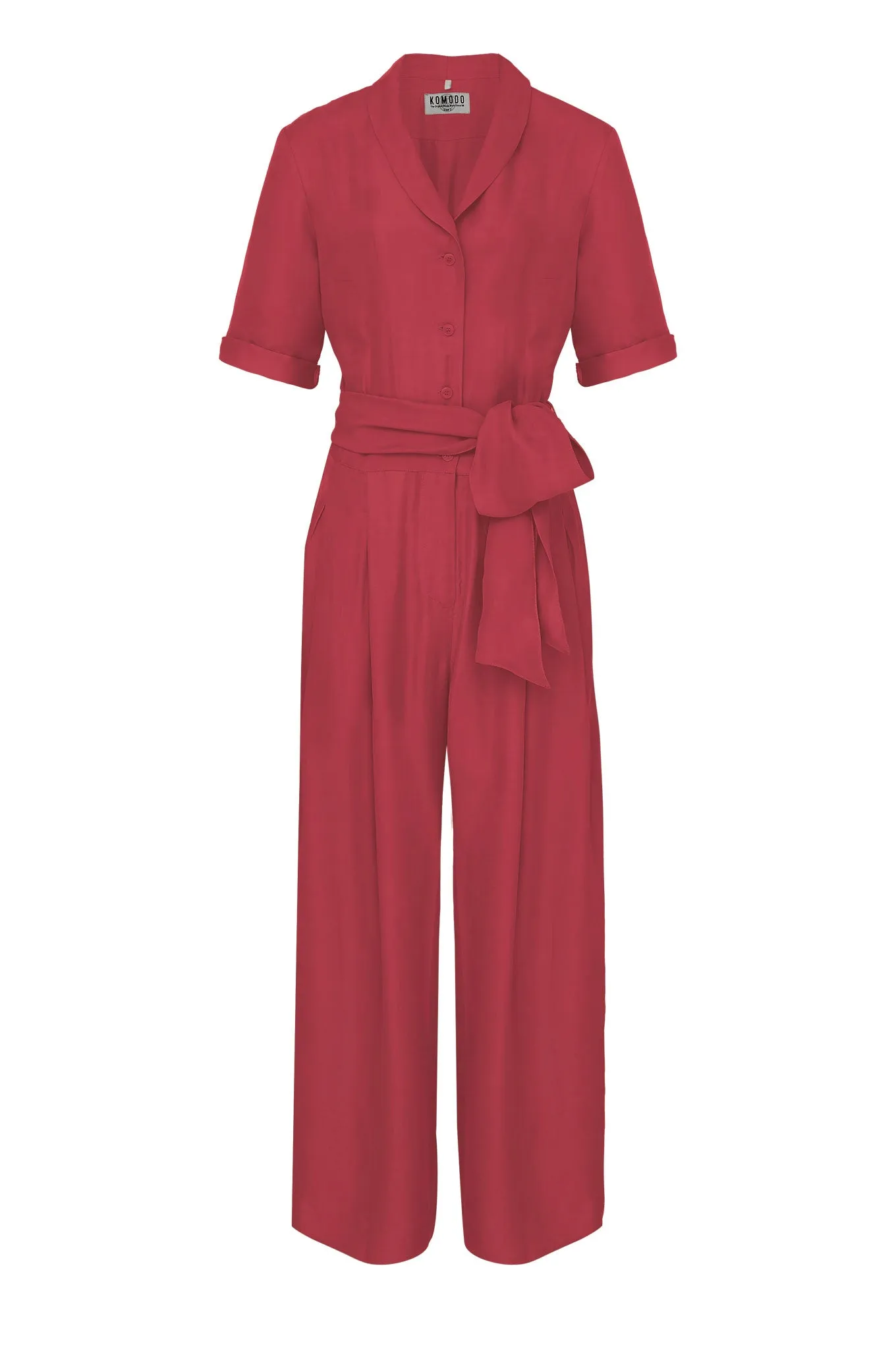 PLANET - Rayon Jumpsuit Pink