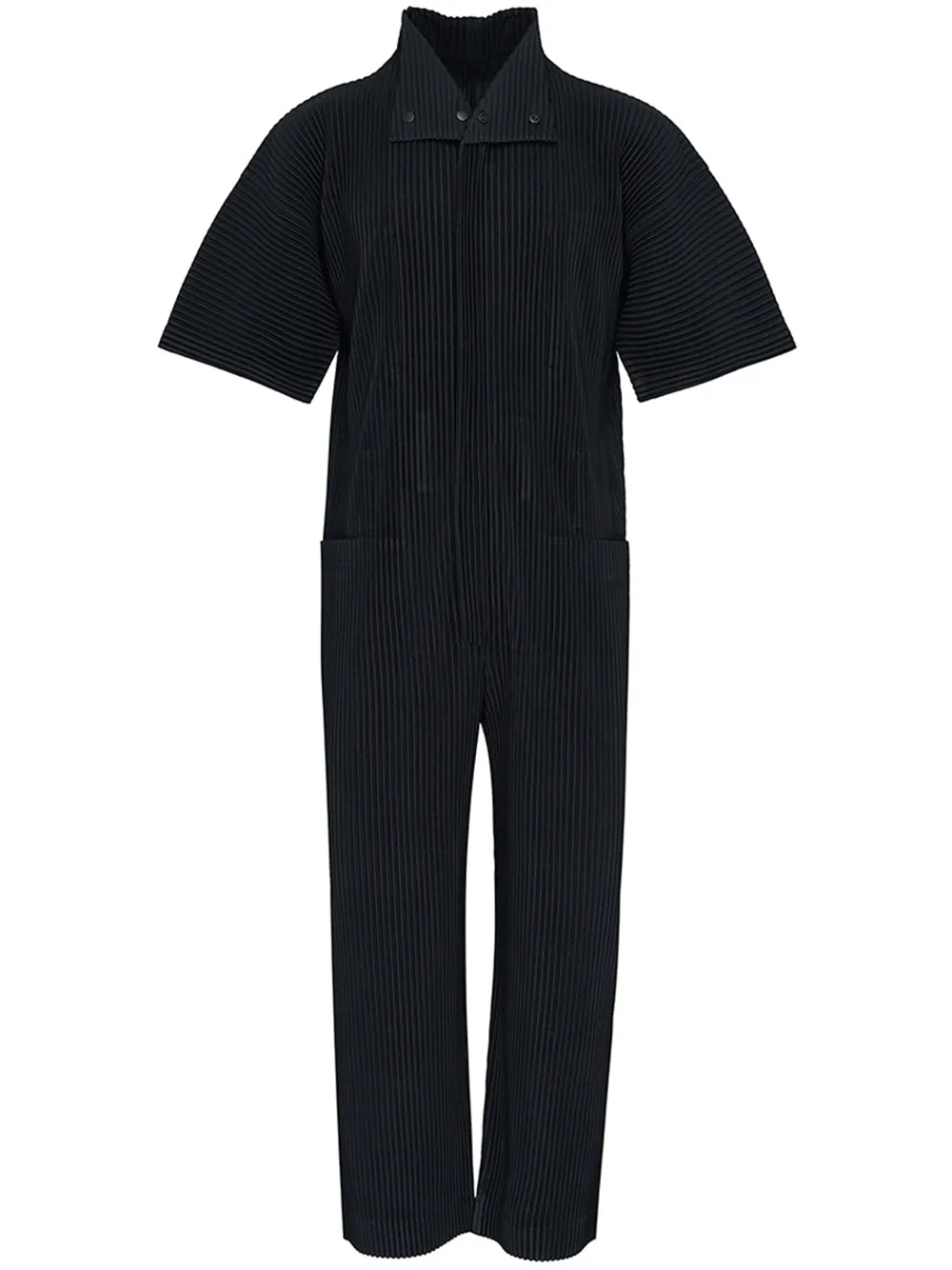 Pleats Bottoms Jumpsuit