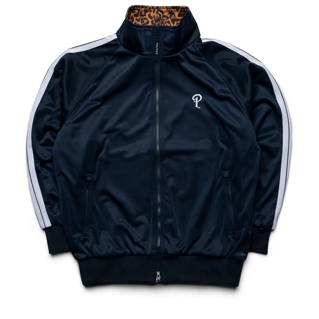 Politics Track Jacket - Navy/White