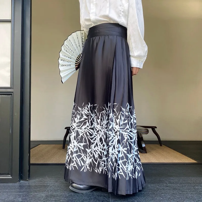 Printed Pleated Culottes