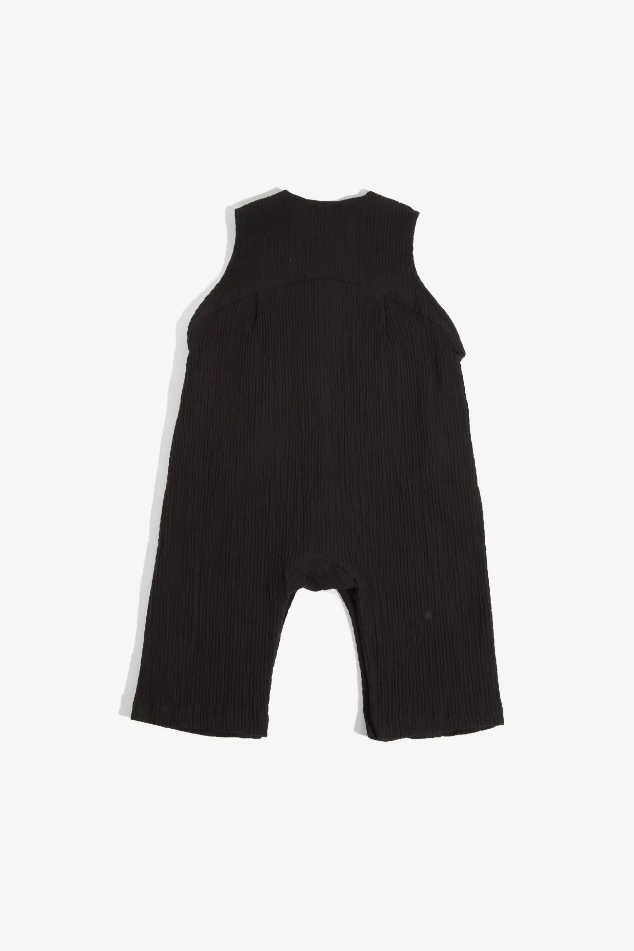 Puck rounded playsuit black