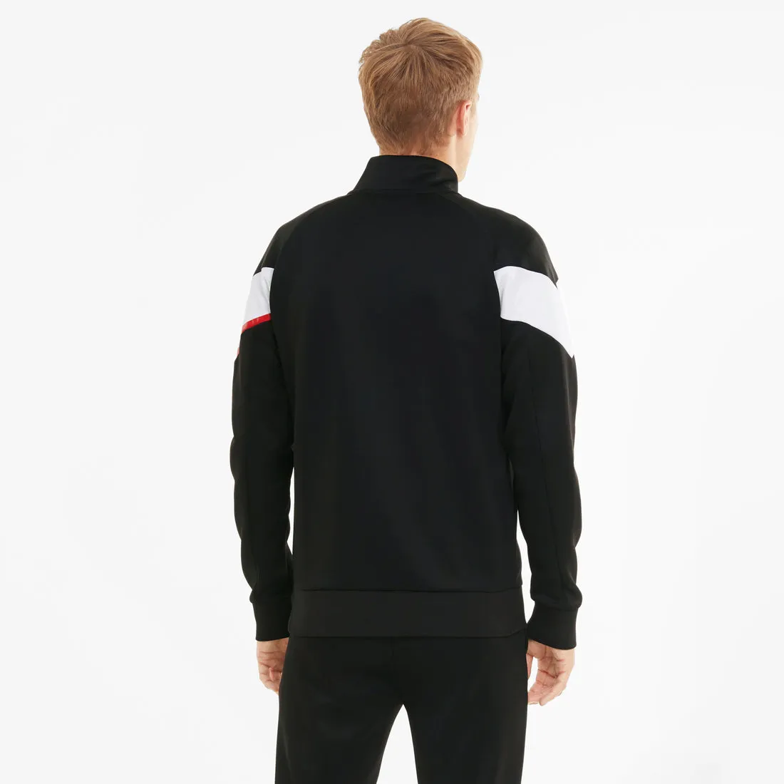 PUMA SCUDERIA FERRARI MCS MEN'S TRACK JACKET BLACK