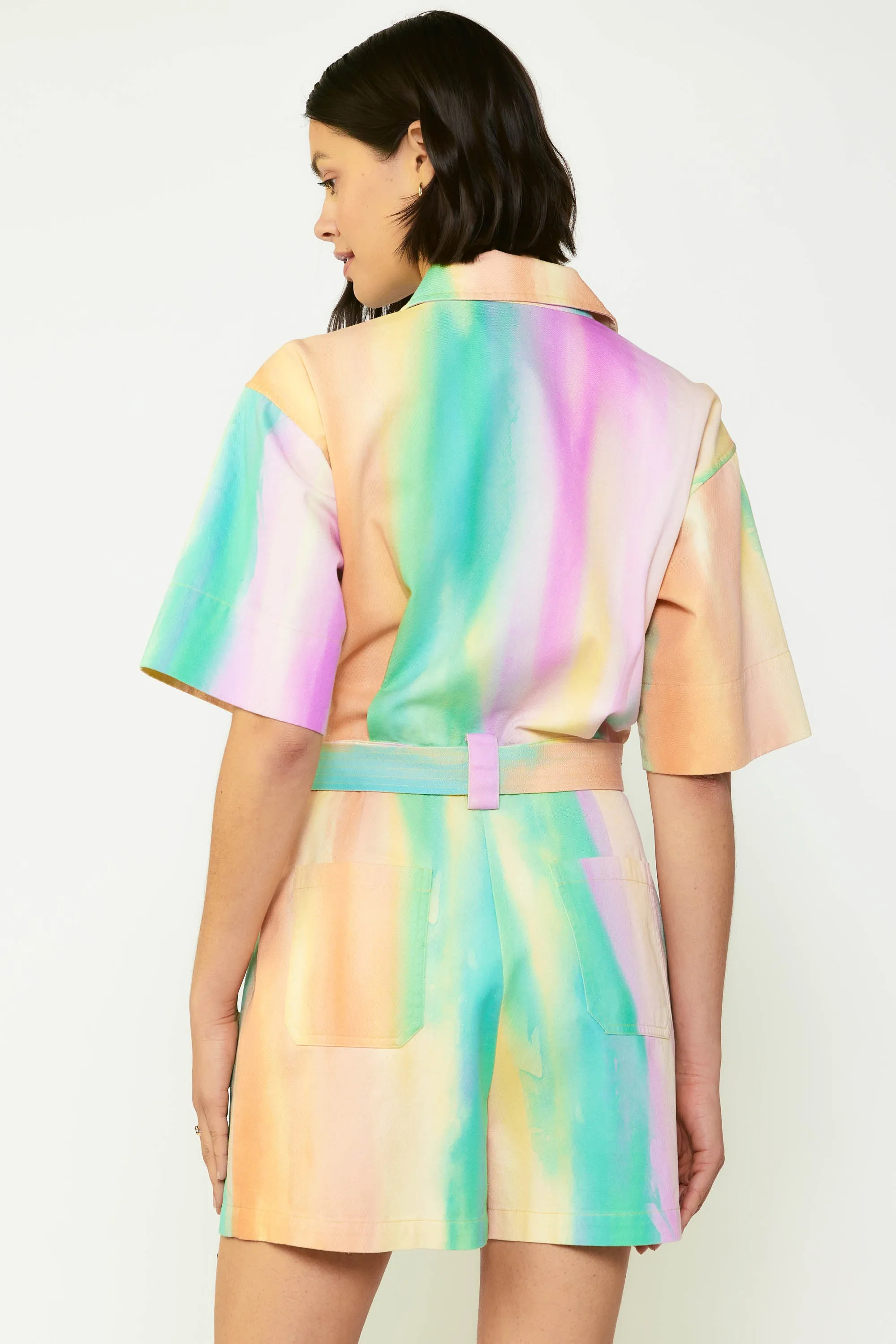 Rainbow Painterly Romper