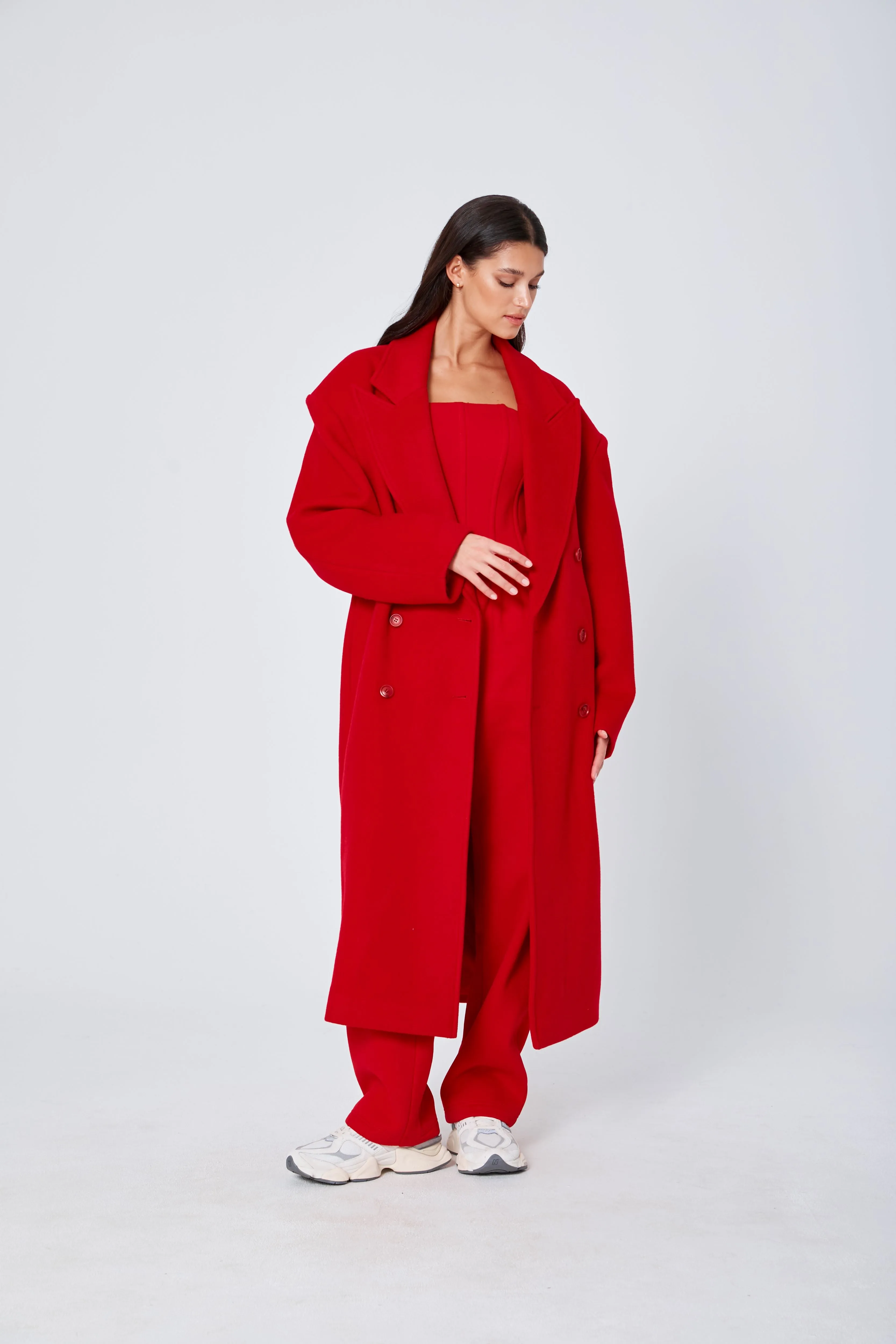 ROZALIA x ATOIR Womens The Coat Chili