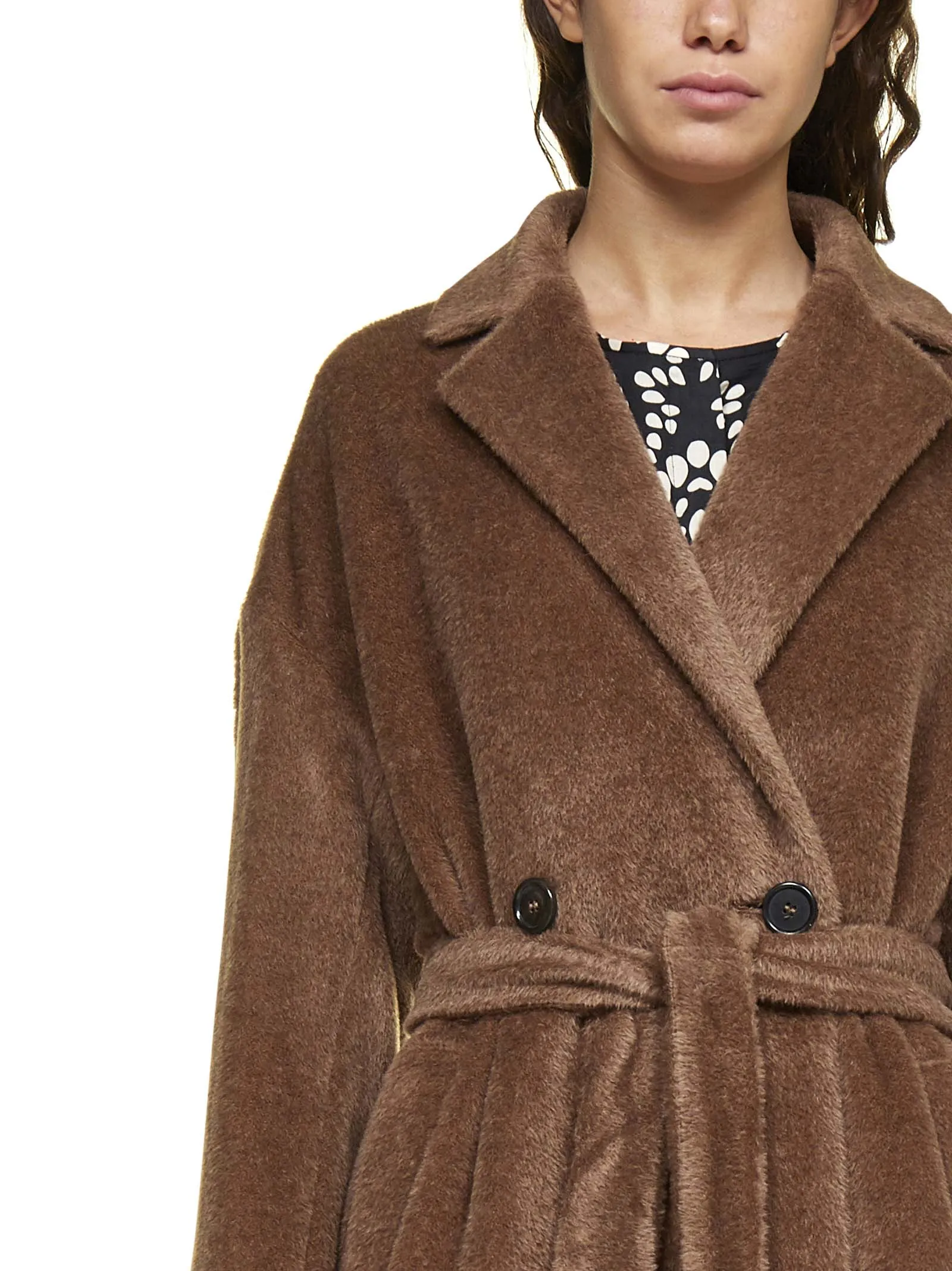 'S Max Mara Drina Tie Belt Coat