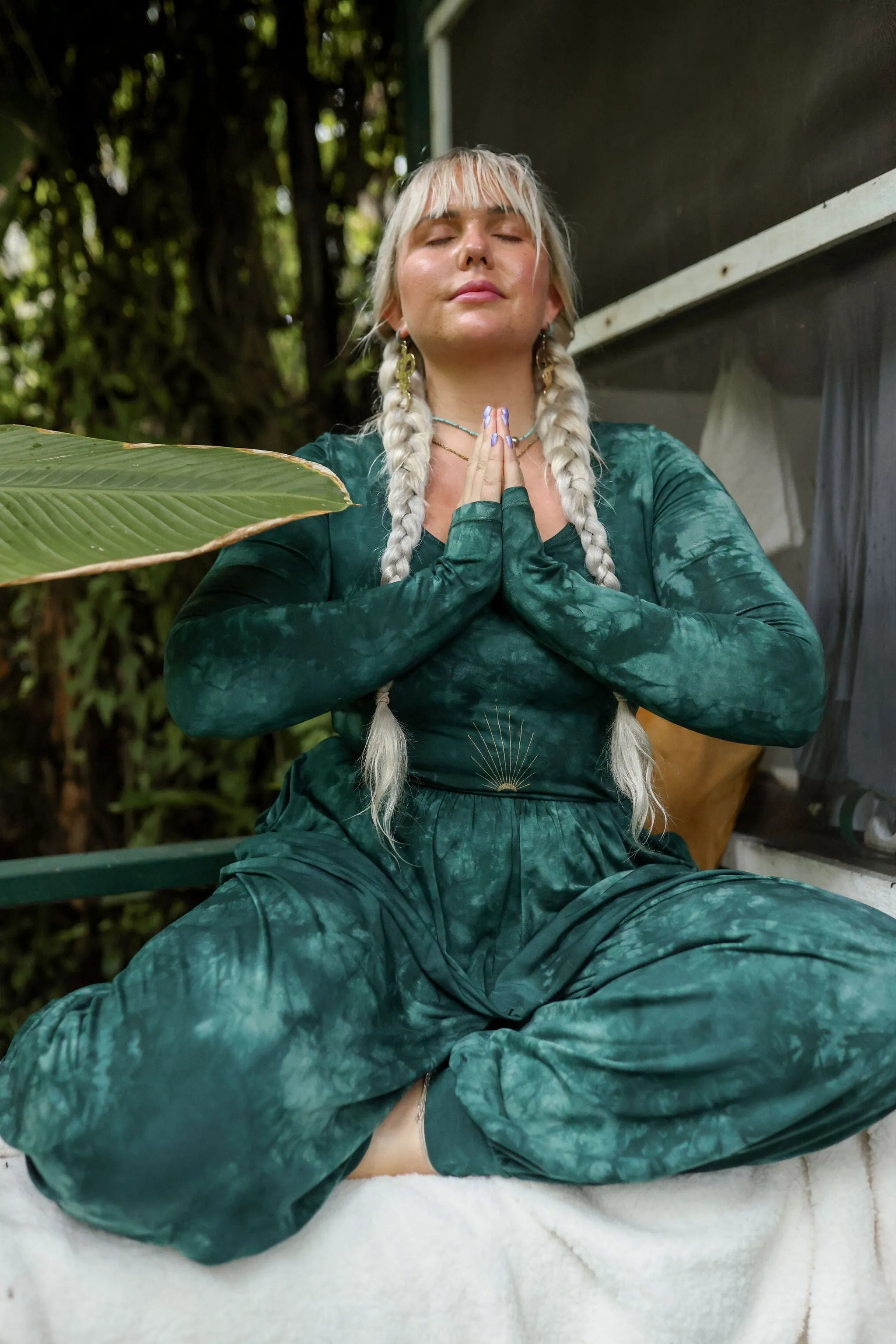 Sacred Space Long Sleeve Jumpsuit