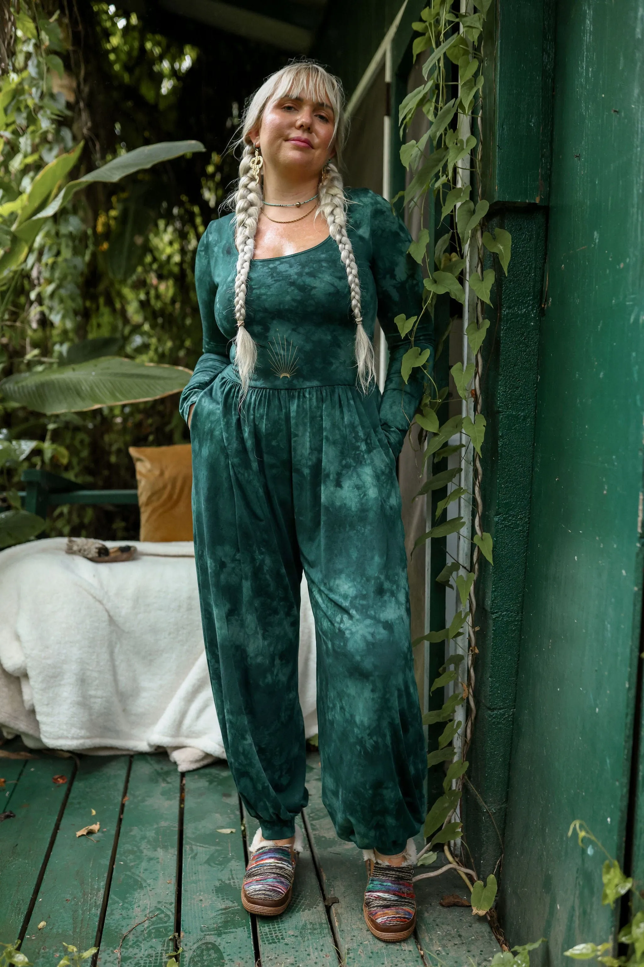 Sacred Space Long Sleeve Jumpsuit