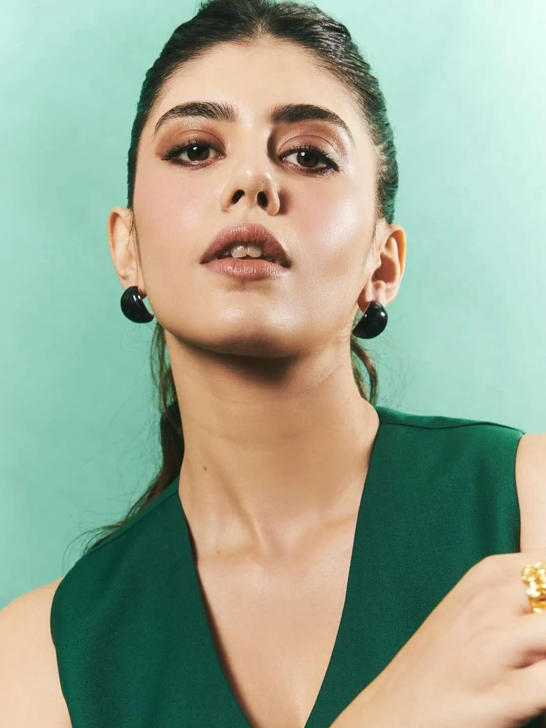 Sanjana Sanghi In Vintage Cuff Earrings