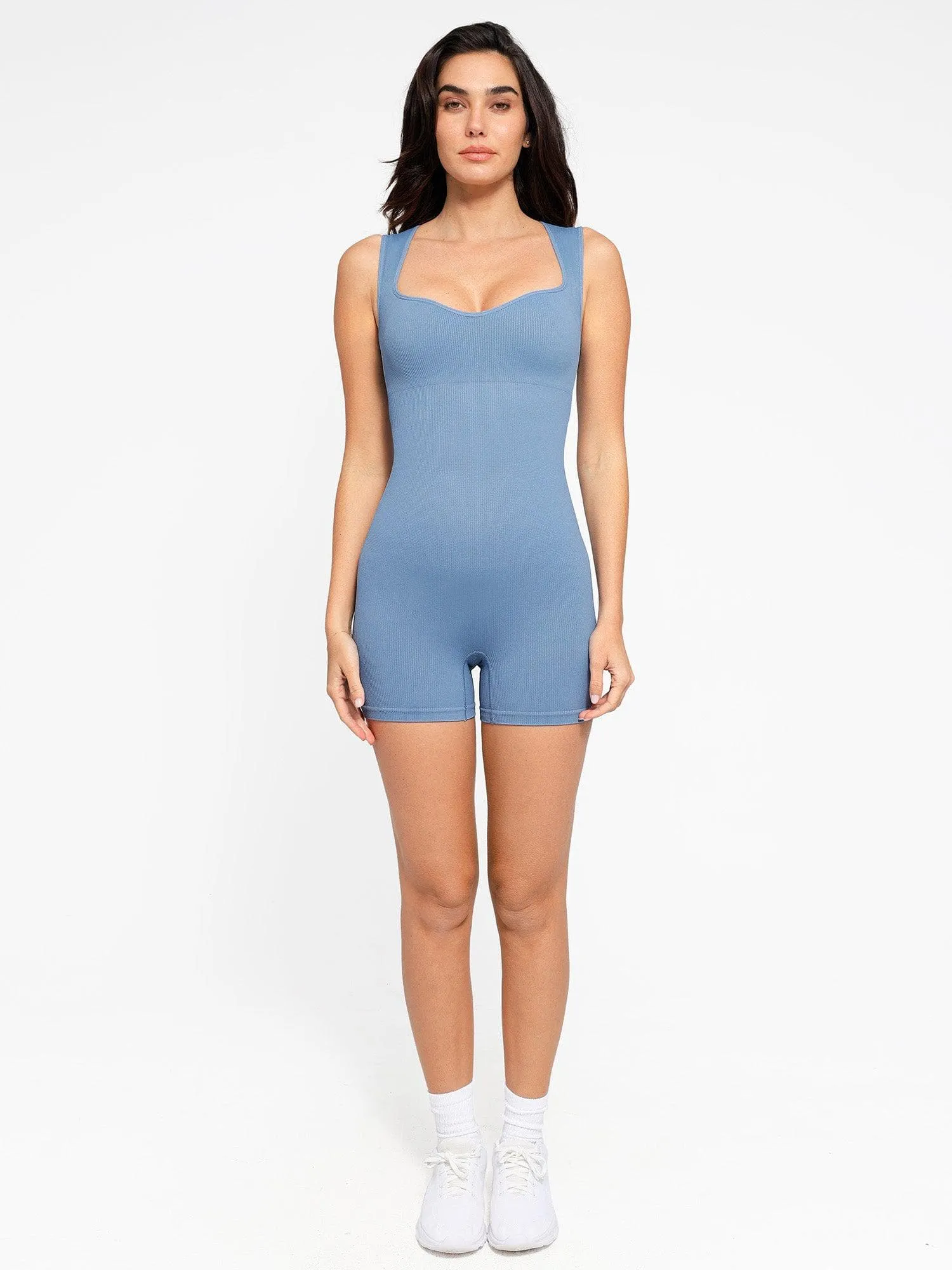 Shapewear Seamless Sweetheart Neckline Romper