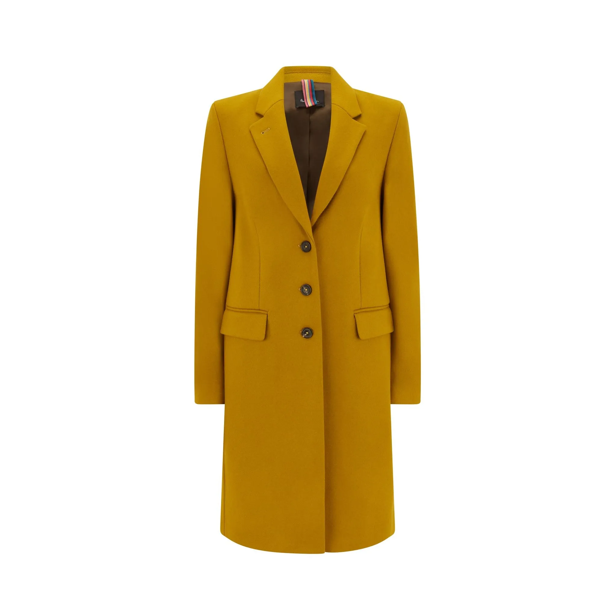 Single Breasted Wool Coat