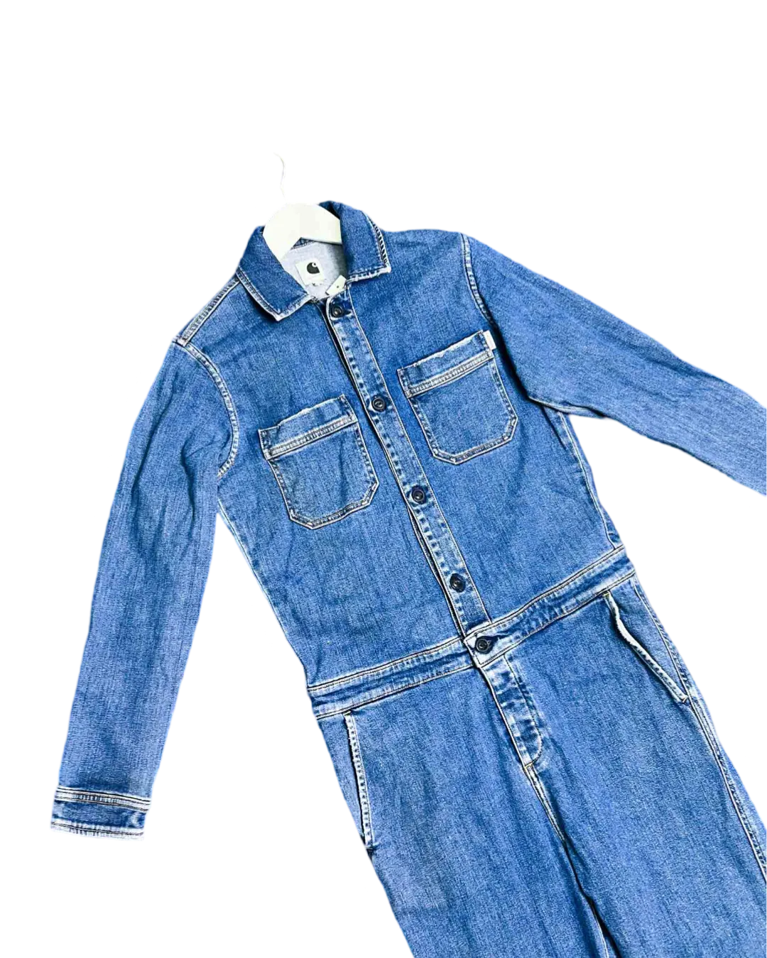 Size S | Carhartt Mid Wash Denim Camden Coverall