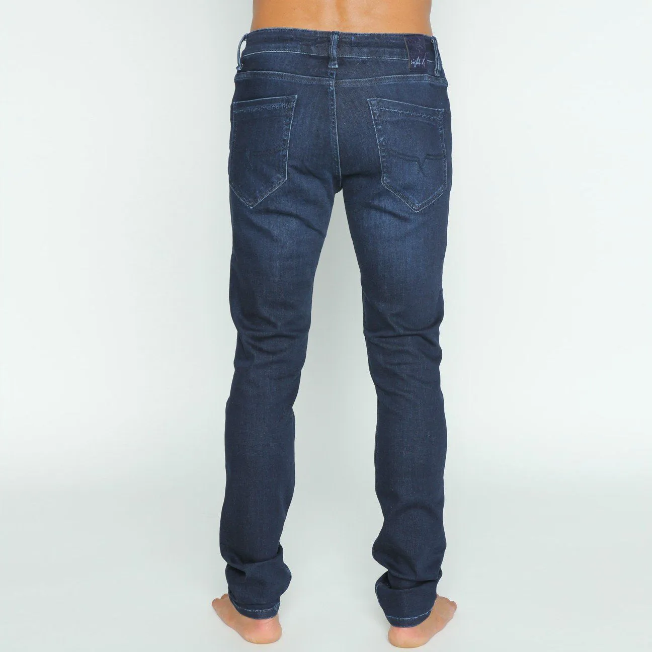 Slim Fit Stretch Dark Denim Jeans #EIG-29