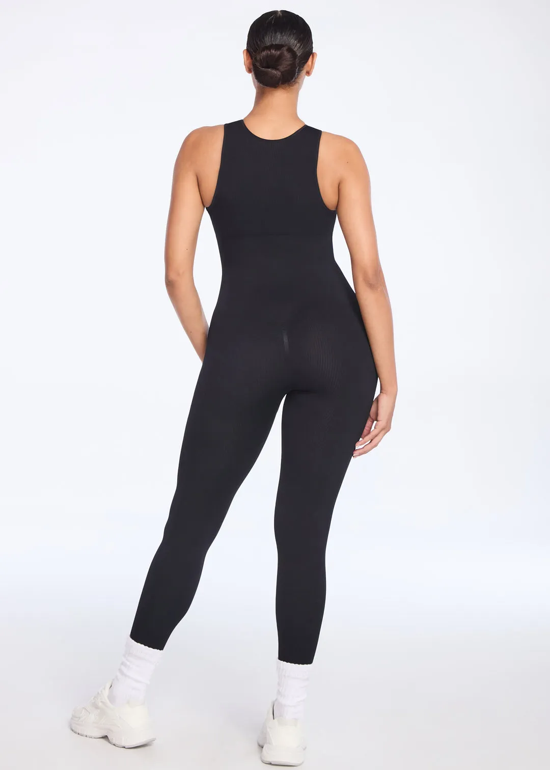 SnatchedKnit Front Zip Jumpsuit