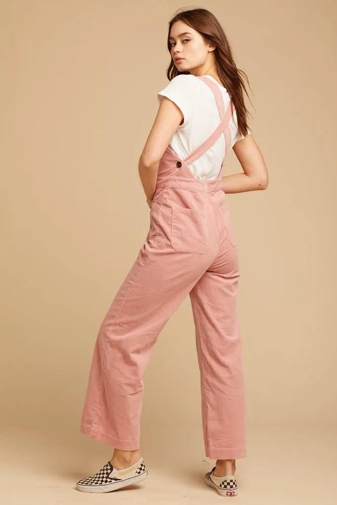 Soft Pink Cord Admiral Jumpsuit