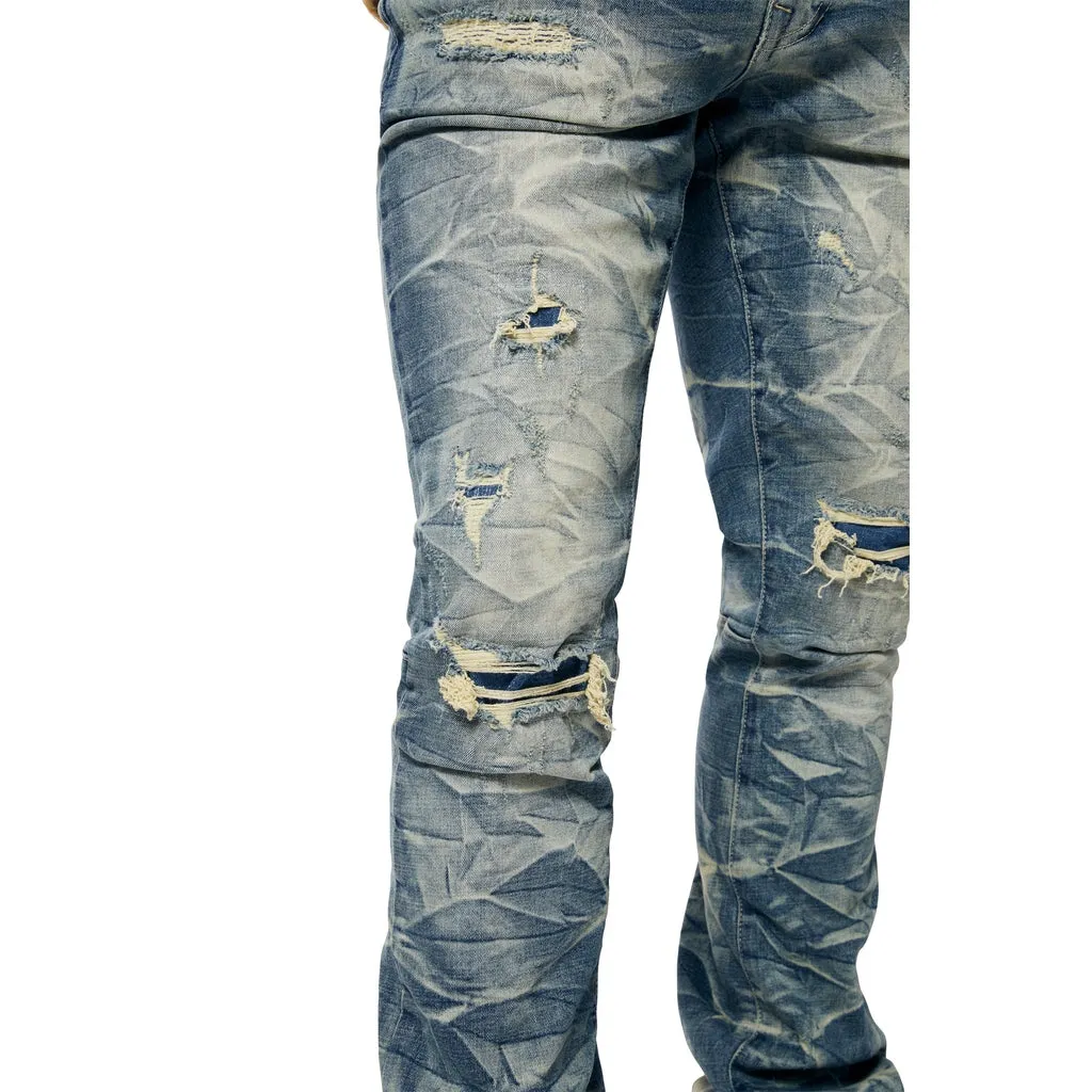 Stacked Essential Jeans - Hunter Blue