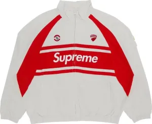 Supreme Ducati Track Jacket Light Grey